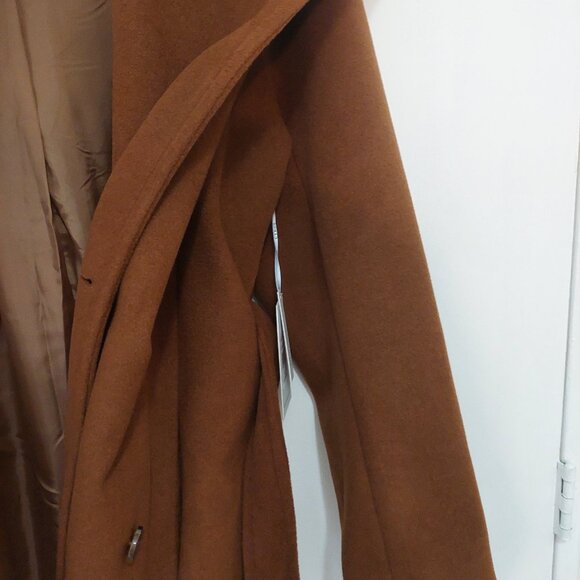 Cyrus Gorgeous Warm Amber Brown Wrap Coat XL NWT !!!! - Picture 5 of 6